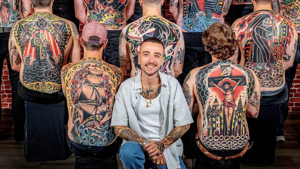 Francesco Ferrara Membawa Sentuhan Elegan Eropa dalam Seni Tato Tradisional Amerika