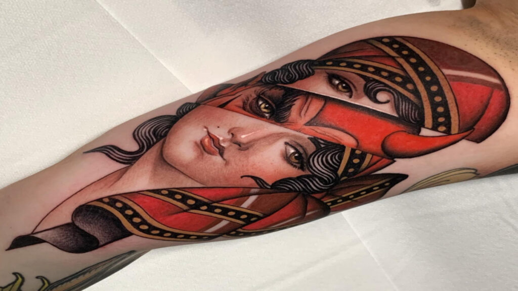 Old School dan Realisme dalam Tato Karya Andres Inkman