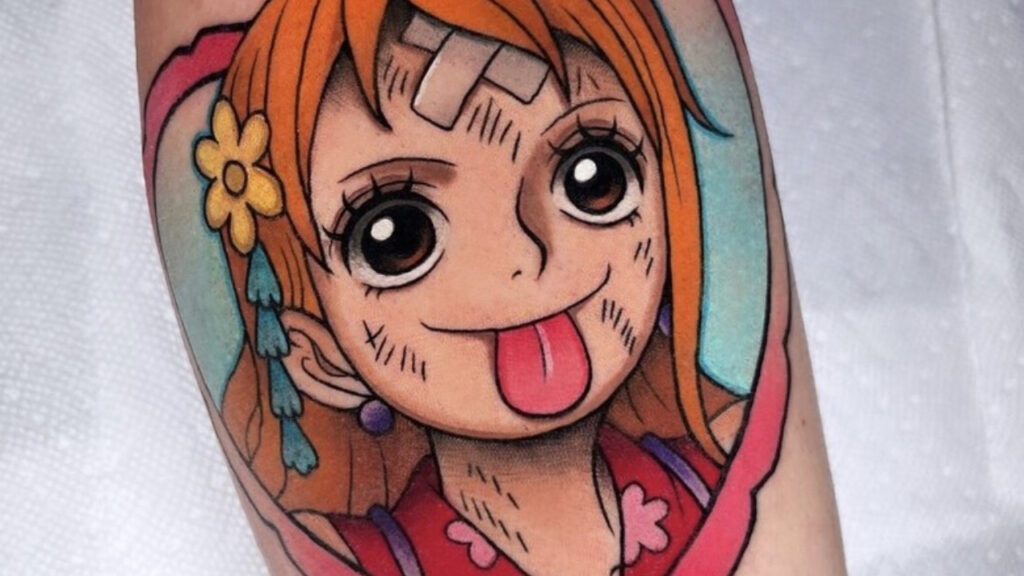 Pesona Karakter Anime dalam Tato Berwarna Karya Annette Masís
