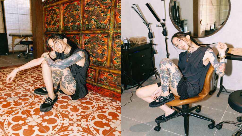 Phoebe Nadcil, Seniman Tato Ornamental dengan Gaya Elegan yang Berbasis di Jakarta