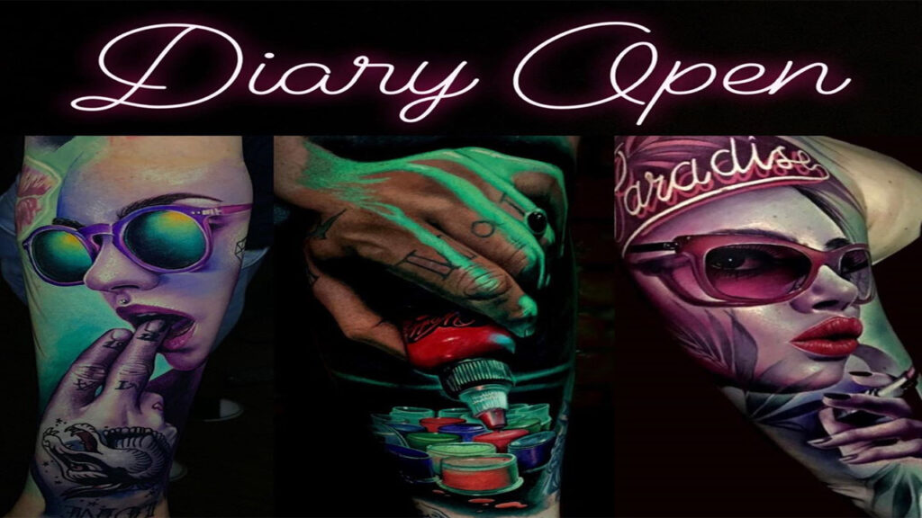 Sam Barber, Seniman Tato Surealis dengan Sentuhan Neon yang Ikonik