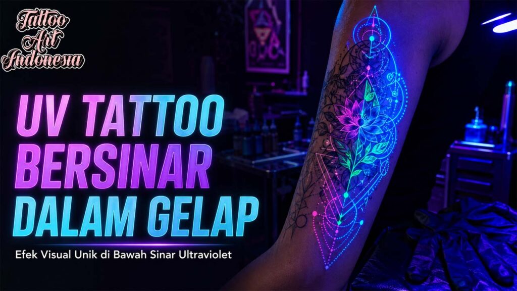 Mengenal UV Tattoo yang Bersinar di Bawah Sinar Ultraviolet dengan Efek Visual Unik