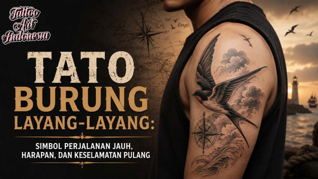 Tato Burung Layang-layang: Simbol Perjalanan Jauh, Harapan, dan Keselamatan Pulang