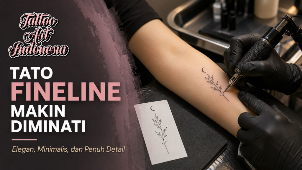 Tato Garis Halus Fineline Semakin Diminati Berkat Desain Elegan dan Minimalis