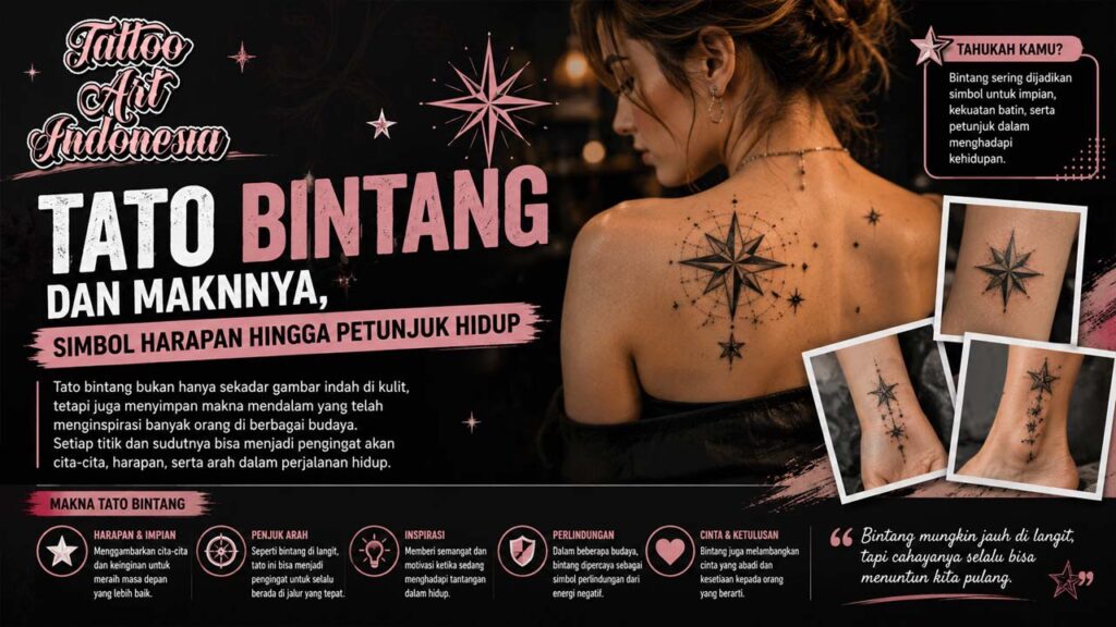 Tato Bintang dan Maknanya, Simbol Harapan hingga Petunjuk Hidup