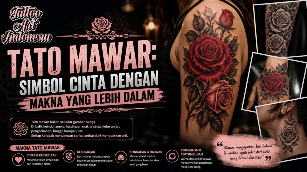 Tato Mawar: Simbol Cinta dengan Makna yang Lebih Dalam
