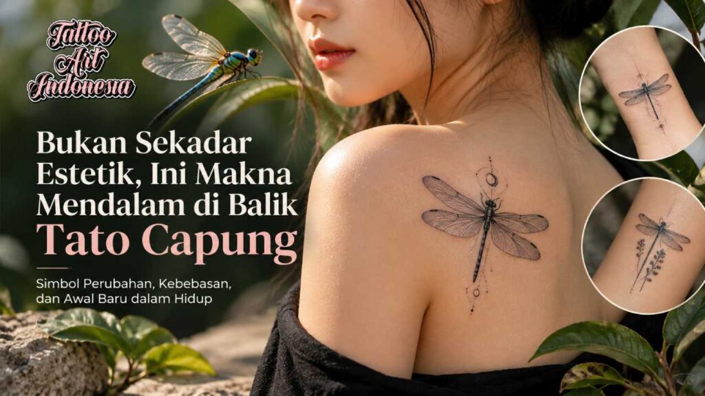 Bukan Sekadar Estetik, Ini Makna Mendalam di Balik Tato Capung