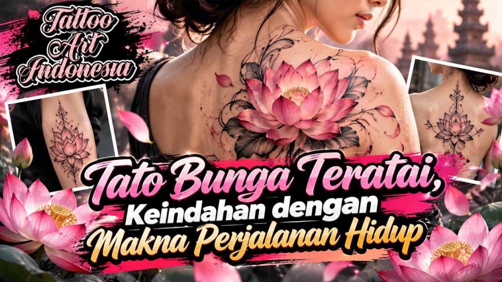 Tato Bunga Teratai, Keindahan dengan Makna Perjalanan Hidup