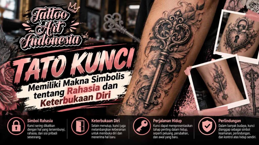 Tato Kunci Memiliki Makna Simbolis tentang Rahasia dan Keterbukaan Diri