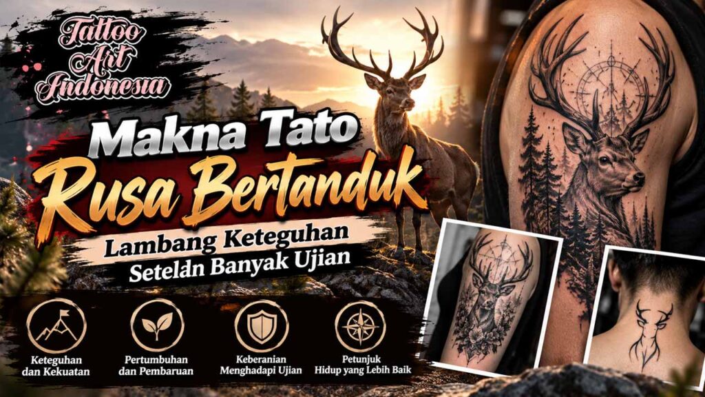 Makna Tato Rusa Bertanduk, Lambang Keteguhan Setelah Banyak Ujian